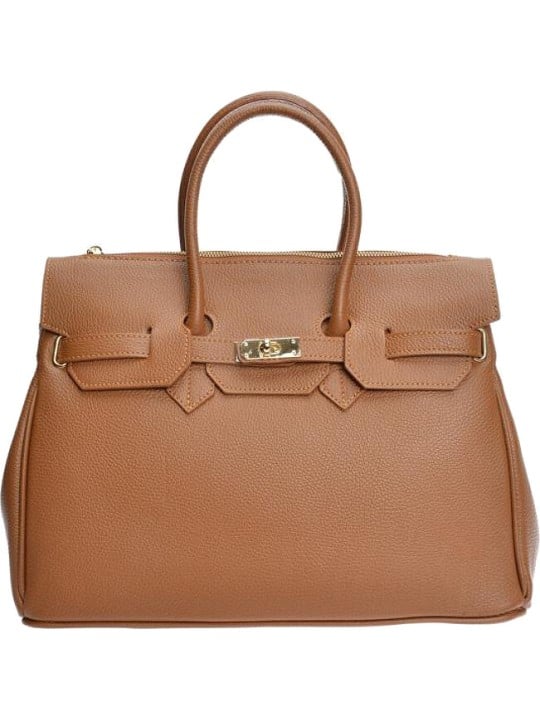 Luisa Vannini Borsa da donna in pelle LV WH SBV 39 Cognac donna