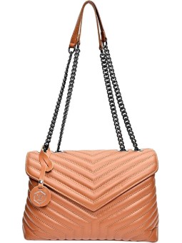 Luisa Vannini Borsa da donna in pelle LV 2183 color cognac donna