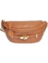 Anna Luchini Borsa a rene da donna in pelle AL 1850 Cognac Scuro donna