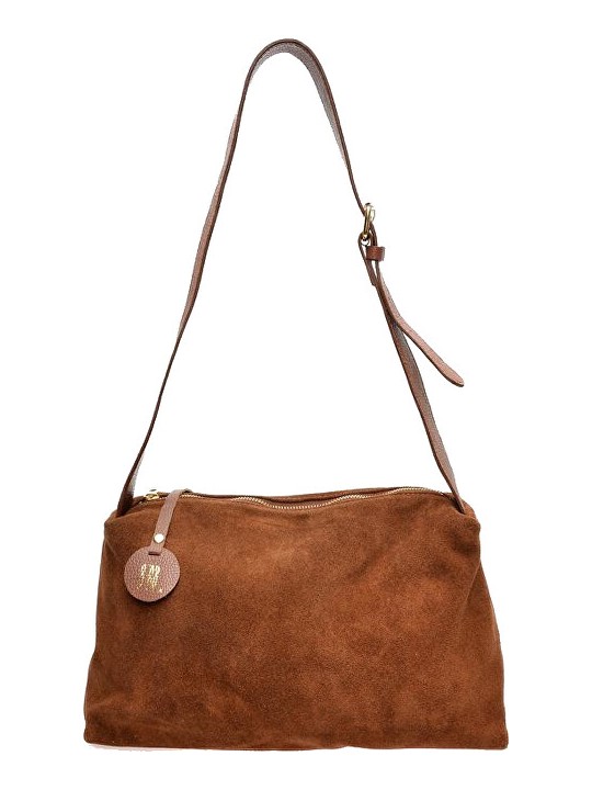 Anna Luchini Borsa da donna in pelle AL 8169 Marrone donna