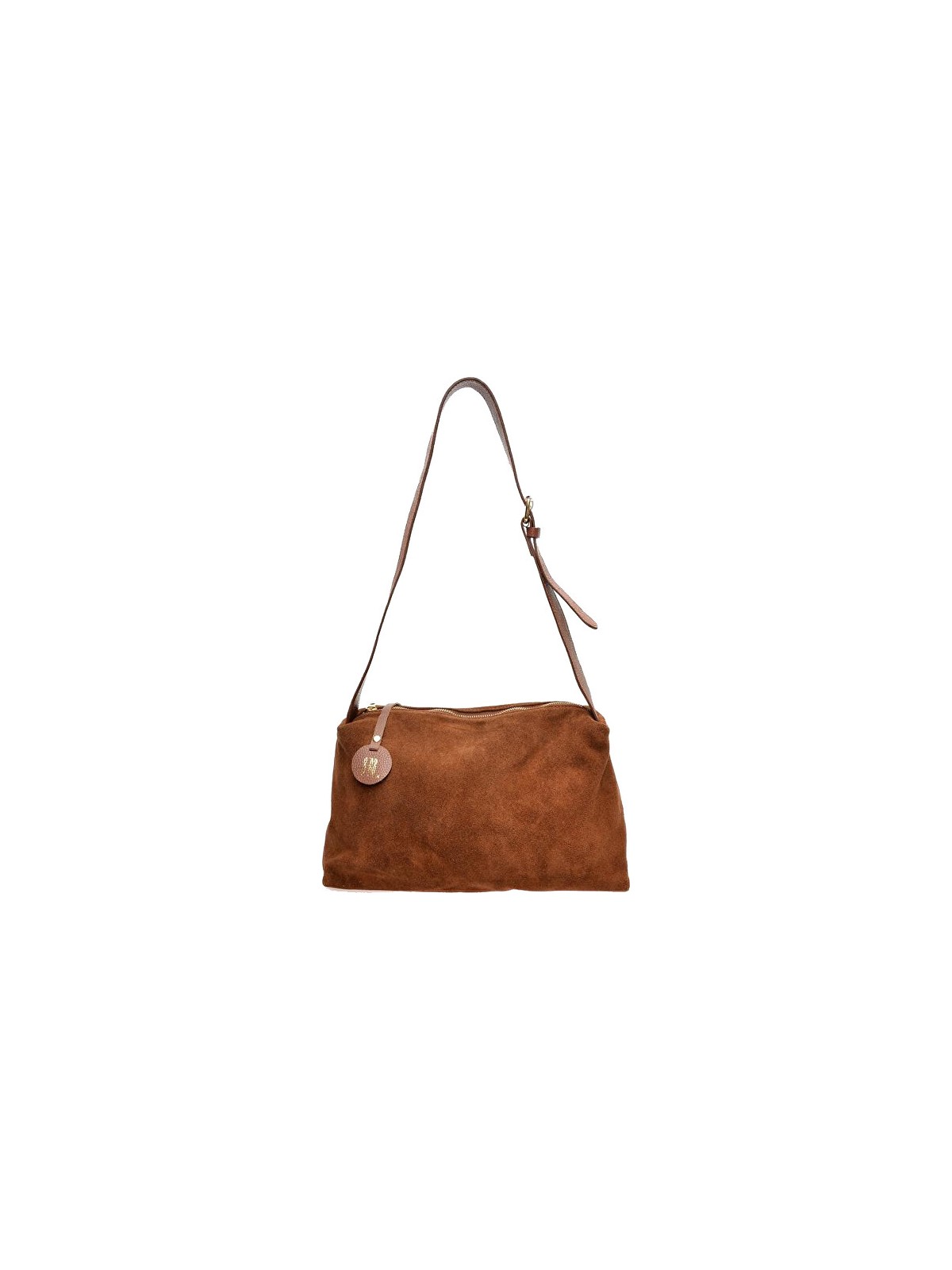 Anna Luchini Borsa da donna in pelle AL 8169 Marrone donna