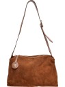 Anna Luchini Borsa da donna in pelle AL 8169 Marrone donna