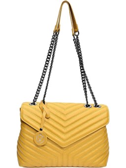 Luisa Vannini Borsa da donna in pelle LV 2183 color senape donna
