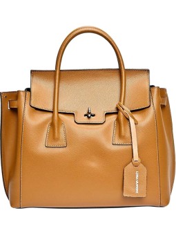 Luisa Vannini Borsa da donna in pelle LV 479 color cognac donna