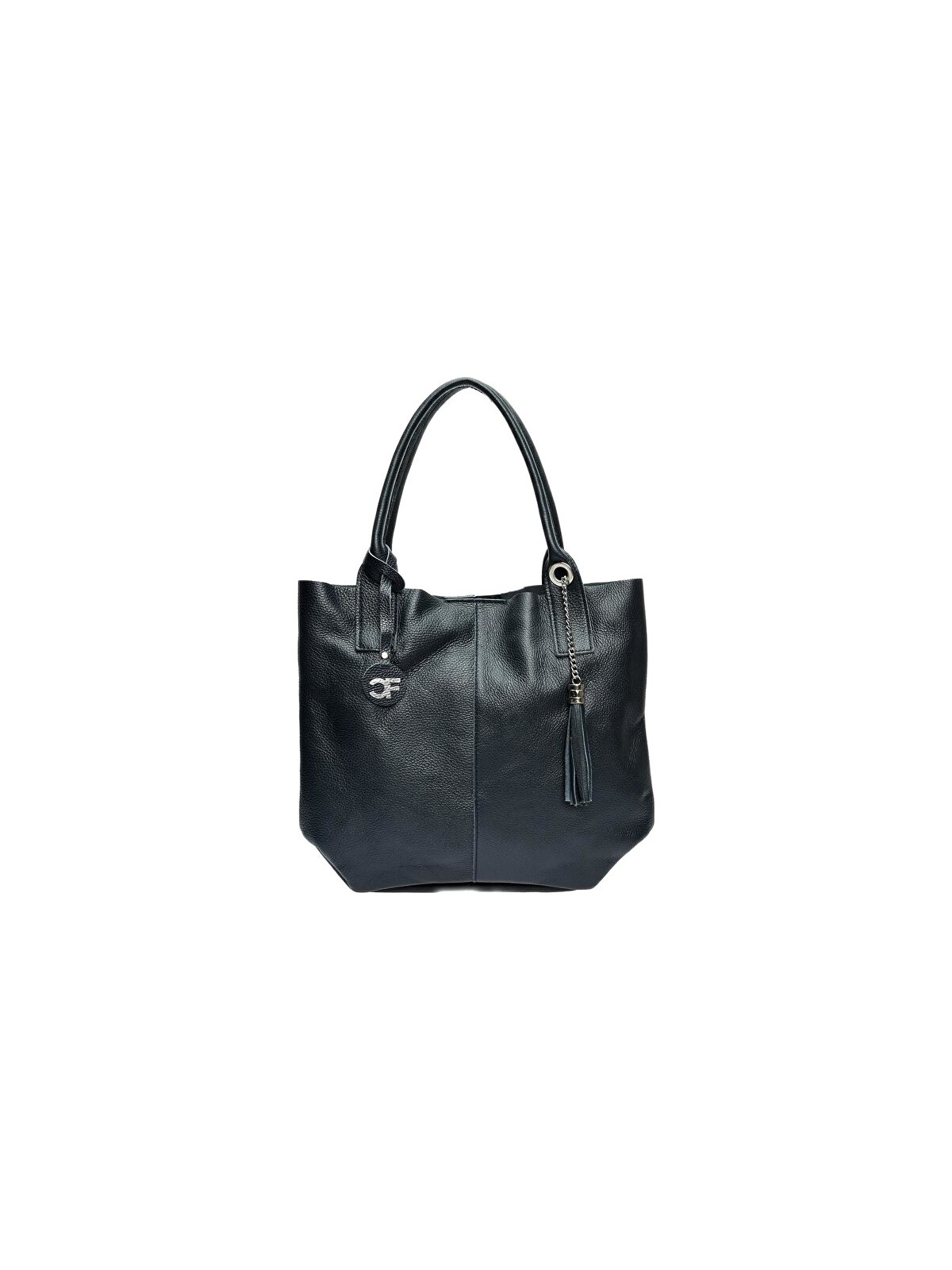 Carla Ferreri Borsa a tracolla da donna in pelle modello Hobo CF1619 Blu donna