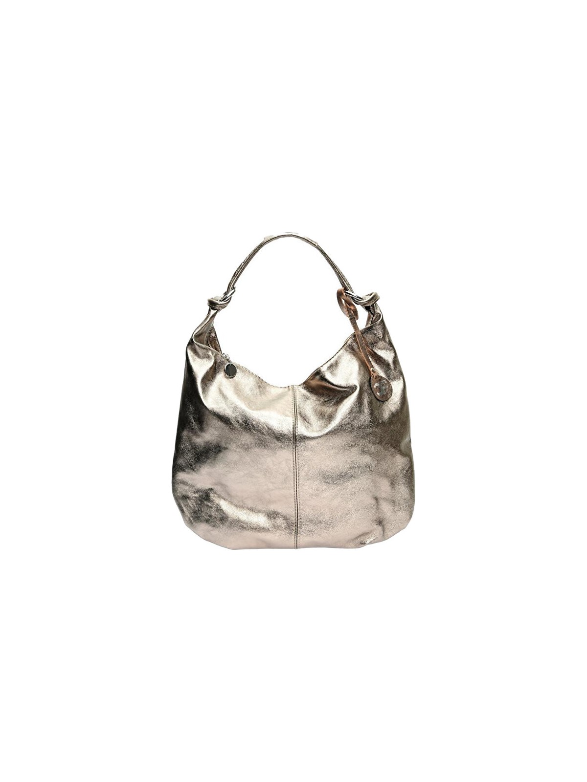 Carla Ferreri Borsa a tracolla da donna in pelle CF8159 Bronzo donna