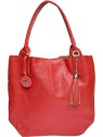 Carla Ferreri Borsa a tracolla Hobo da donna in pelle CF1619 Rosso donna