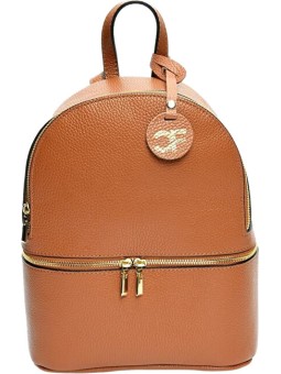 Carla Ferreri Zaino da donna in pelle CF1778 color cognac donna
