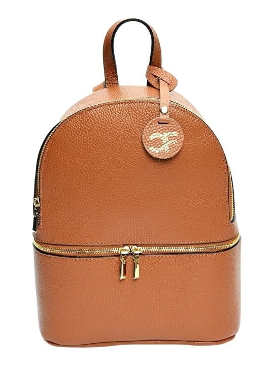 Carla Ferreri Zaino da donna in pelle CF1778 color cognac donna