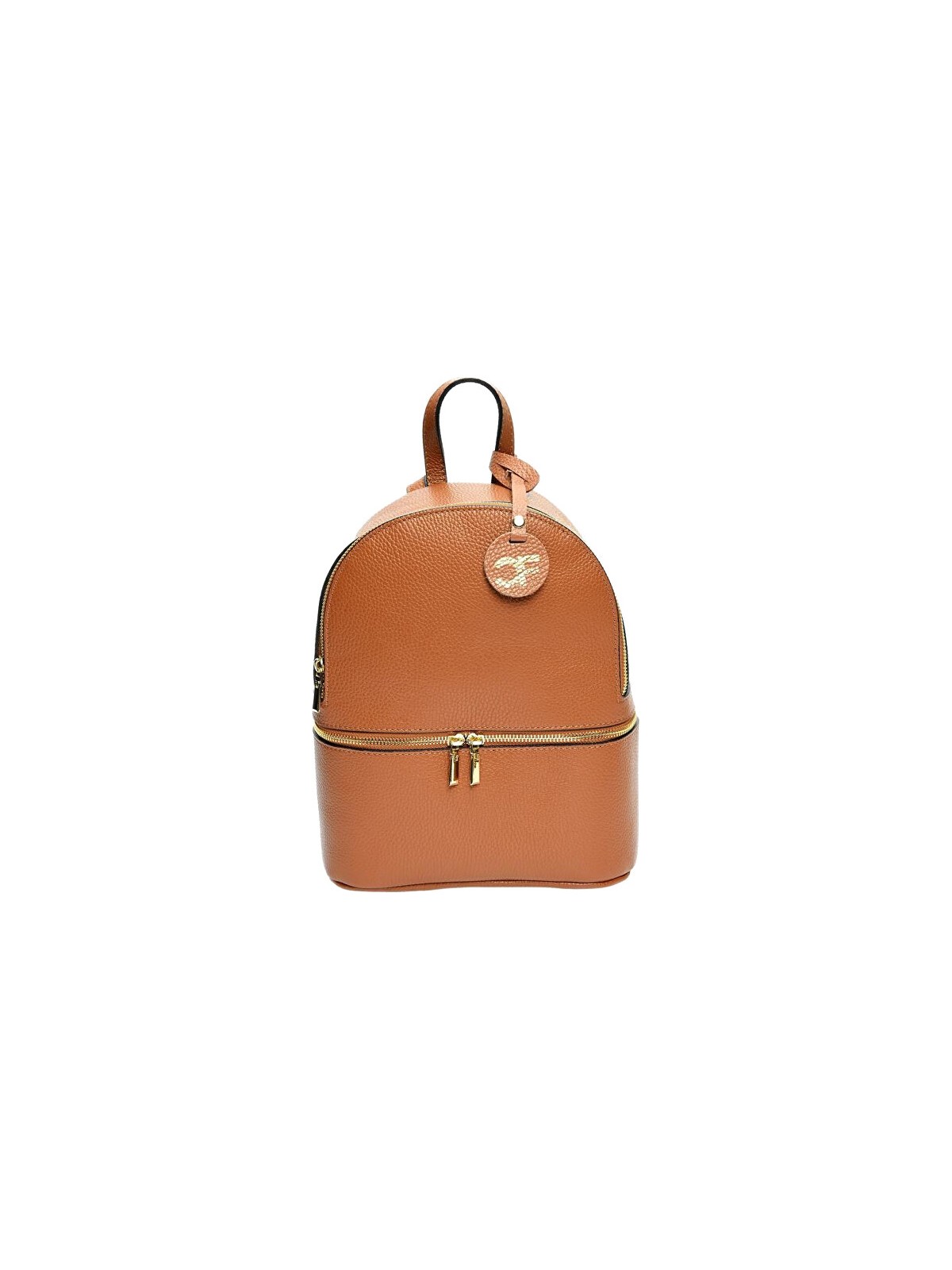 Carla Ferreri Zaino da donna in pelle CF1778 color cognac donna