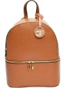 Carla Ferreri Zaino da donna in pelle CF1778 color cognac donna