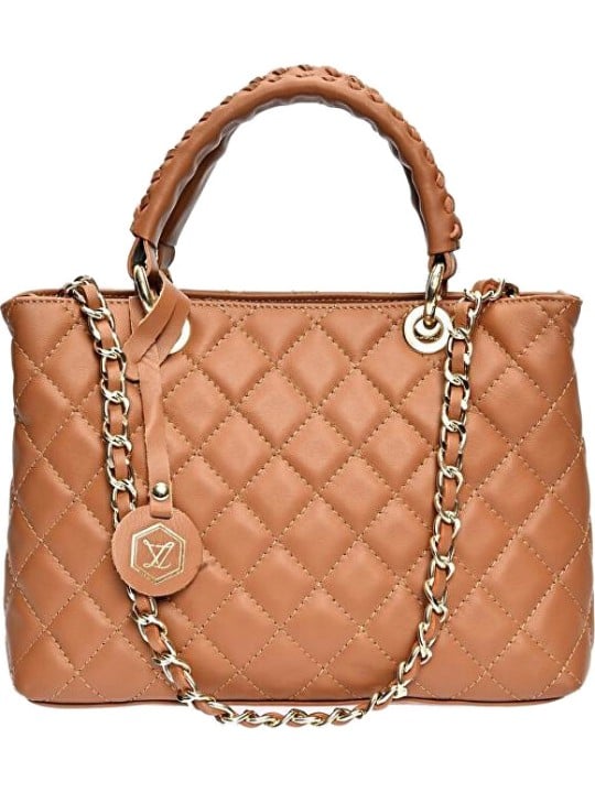 Luisa Vannini Borsa da donna in pelle LV WH 2209T color cognac donna