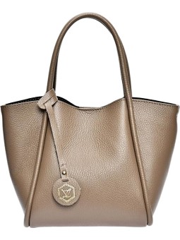 Luisa Vannini Borsa da donna in pelle LV WH 1943T Fango donna