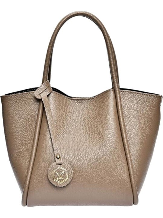 Luisa Vannini Borsa da donna in pelle LV WH 1943T Fango donna