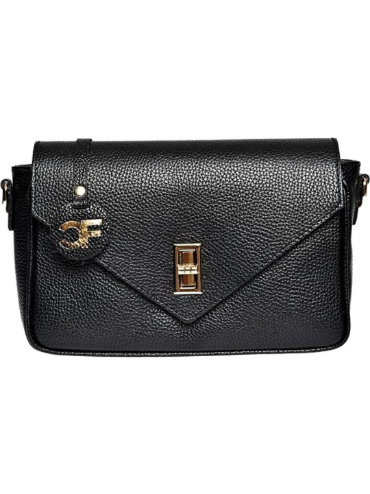 Carla Ferreri Borsa a tracolla da donna in pelle CF1948T Nero donna