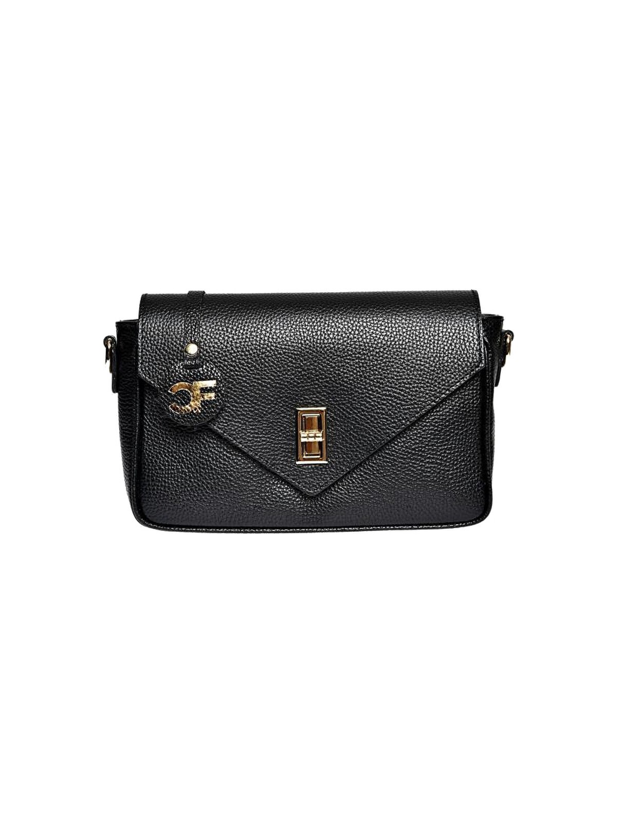 Carla Ferreri Borsa a tracolla da donna in pelle CF1948T Nero donna