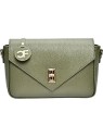 Carla Ferreri Borsa a tracolla da donna in pelle CF1948T Verde Militare donna