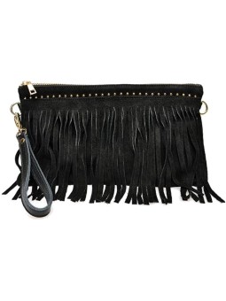 Anna Luchini Borsa da donna in pelle AL 8176T Nero donna