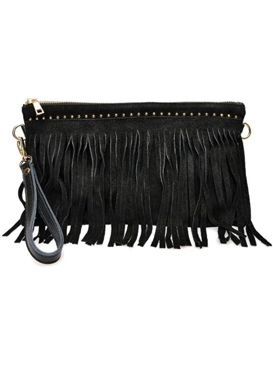 Anna Luchini Borsa da donna in pelle AL 8176T Nero donna