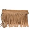 Anna Luchini Borsa da donna in pelle AL 8176T Fango donna