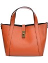 Anna Luchini Borsa da donna in pelle AL WH TSBV 20 Arancio donna