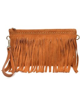 Anna Luchini Borsa da donna in pelle AL 8176T color cognac donna