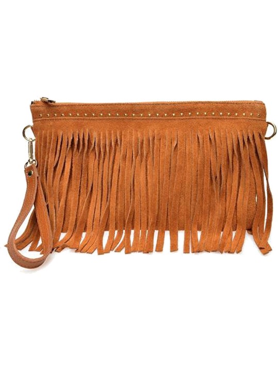 Anna Luchini Borsa da donna in pelle AL 8176T color cognac donna