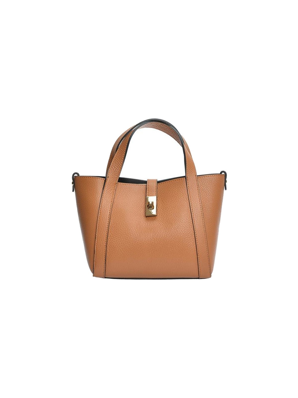 Anna Luchini Borsa da donna in pelle AL WH TSBV 20 Cognac donna