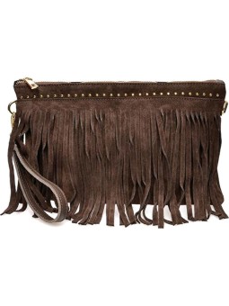 Anna Luchini Borsa da donna in pelle AL 8176T Testa Moro donna