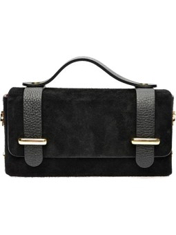 Anna Luchini Borsa da donna in pelle AL 8177T Nero donna