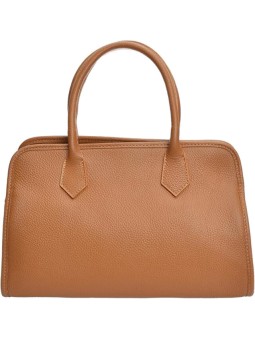 Anna Luchini Borsa da donna in pelle AL WH TSBV 44 Cognac donna