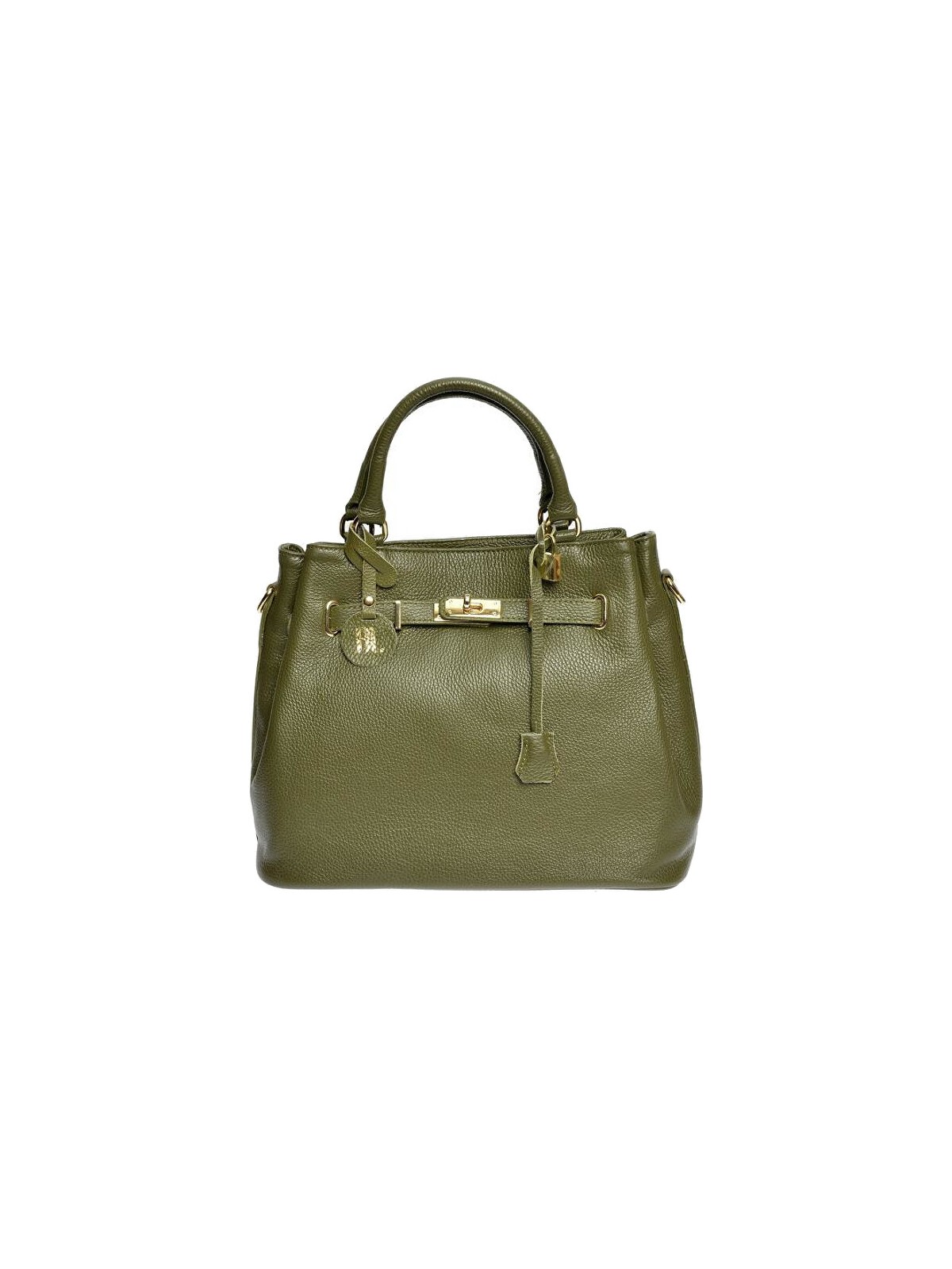 Anna Luchini Borsa da donna in pelle AL 1762 Verde donna