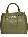 Anna Luchini Borsa da donna in pelle AL 1762 Verde donna