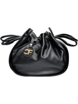 Carla Ferreri Borsa a tracolla da donna in pelle CF2221 Nero donna