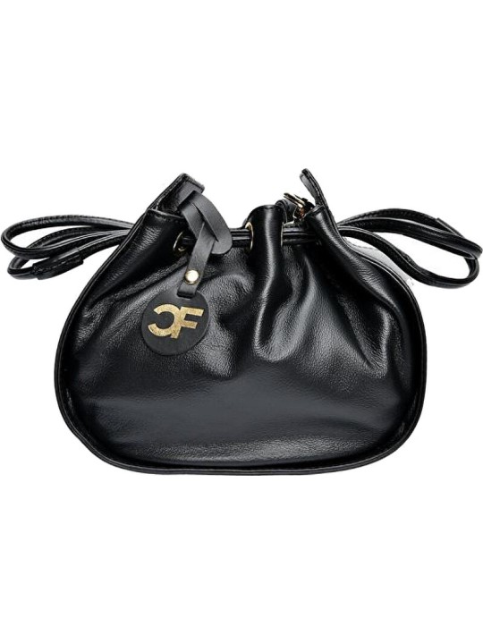 Carla Ferreri Borsa a tracolla da donna in pelle CF2221 Nero donna
