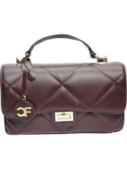 Carla Ferreri Borsa a tracolla da donna in pelle CF2211 Vino donna