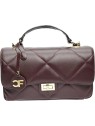 Carla Ferreri Borsa a tracolla da donna in pelle CF2211 Vino donna