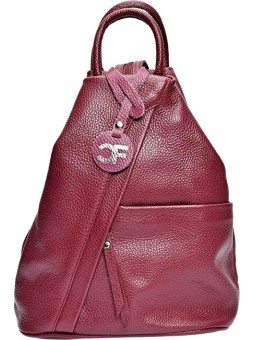 Carla Ferreri Zaino da donna in pelle CF1625 Vino donna