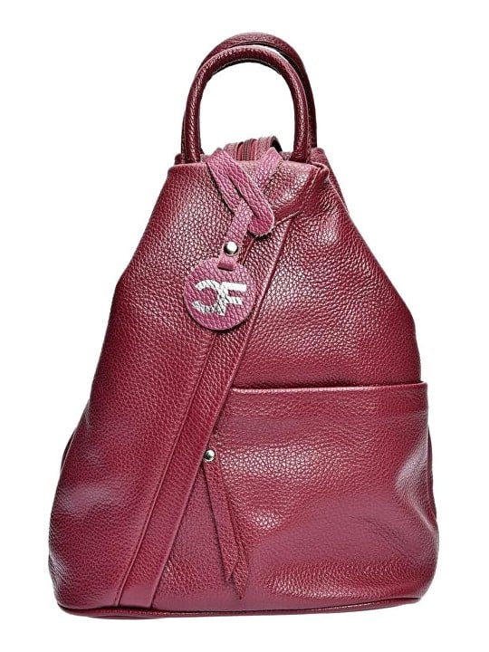 Carla Ferreri Zaino da donna in pelle CF1625 Vino donna
