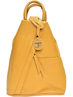 Carla Ferreri Zaino da donna in pelle CF1625 color senape donna