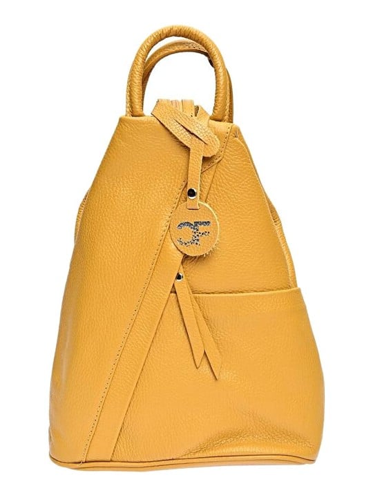 Carla Ferreri Zaino da donna in pelle CF1625 color senape donna