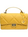 Carla Ferreri Borsa a tracolla da donna in pelle CF2211 Senape donna