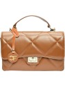 Carla Ferreri Borsa a tracolla da donna in pelle CF2211 color cognac donna