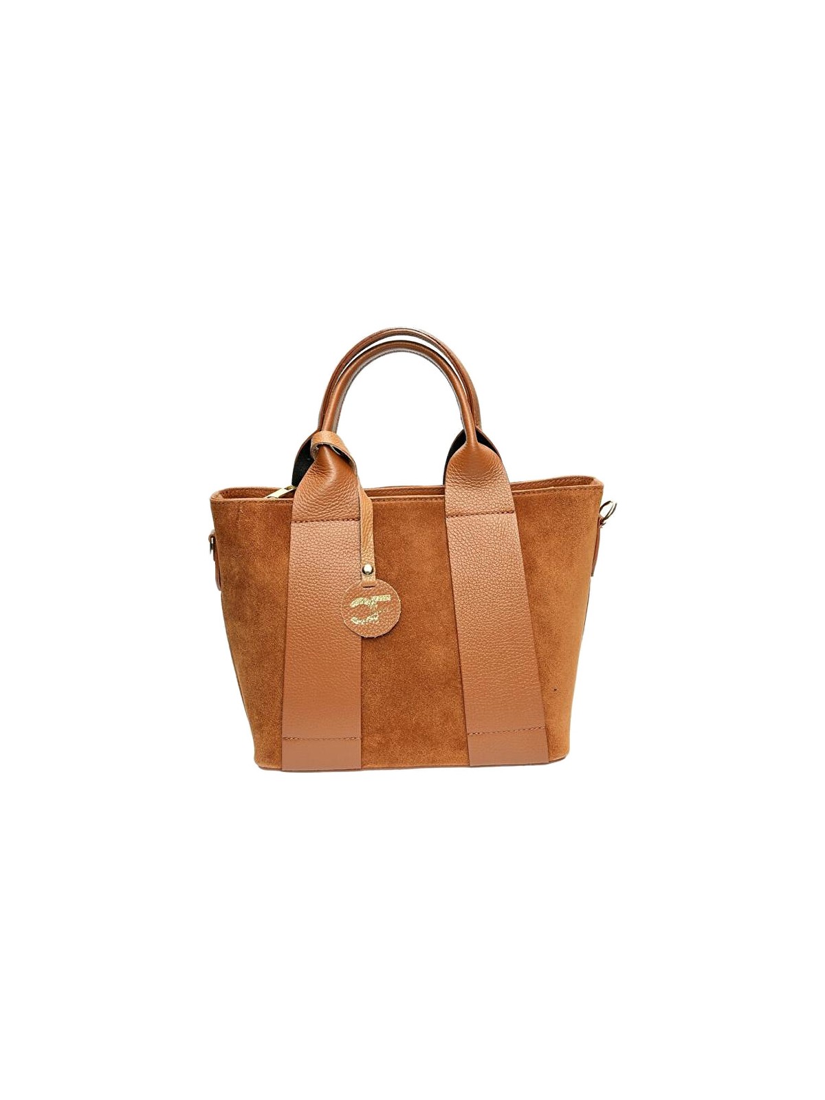 Carla Ferreri Borsa da donna in pelle CF8156 color cognac donna