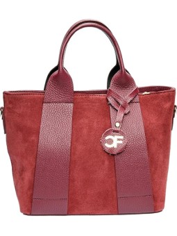 Carla Ferreri Borsa da donna in pelle CF8156 Vino donna