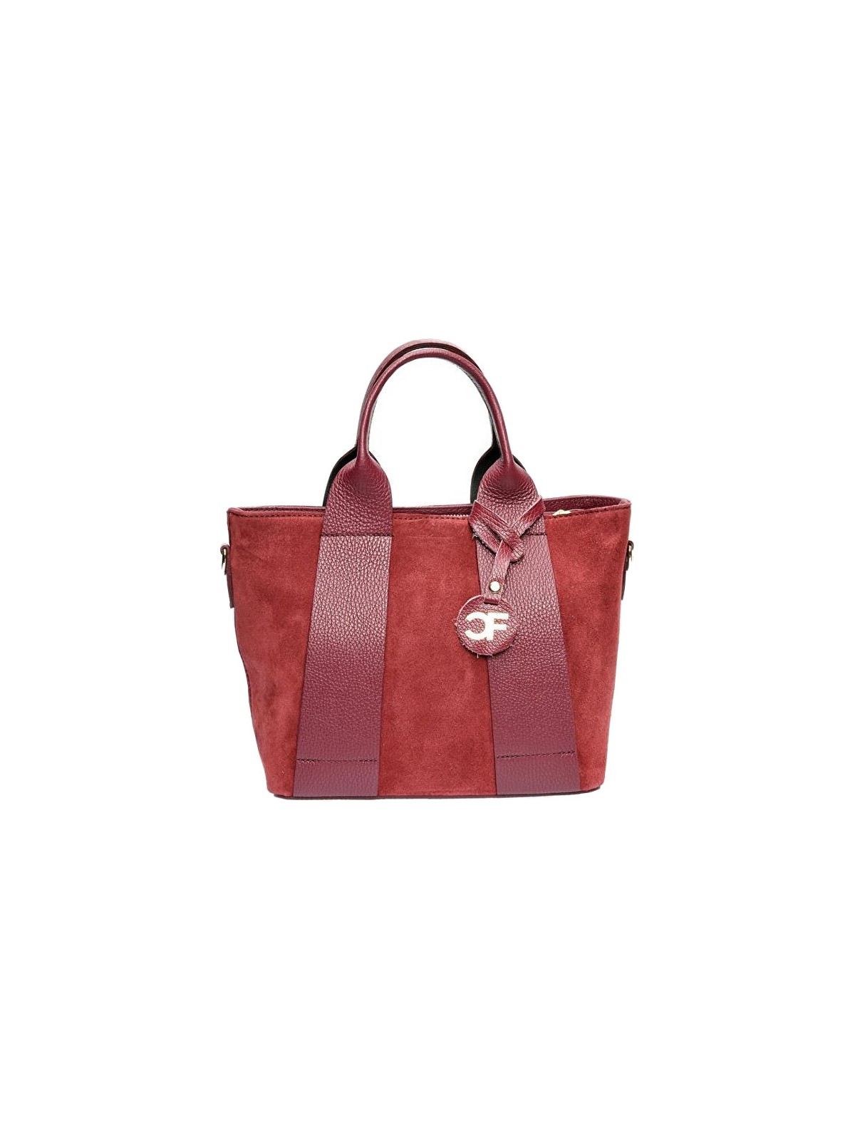Carla Ferreri Borsa da donna in pelle CF8156 Vino donna