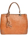 Carla Ferreri Borsa da donna in pelle CF3127 color cognac donna
