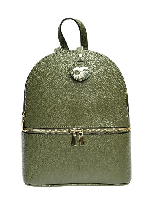 Carla Ferreri Zaino da donna in pelle CF1778 Verde donna