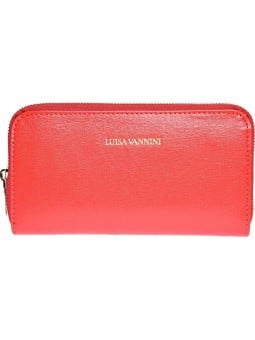 Luisa Vannini Portafoglio da donna in pelle LV 474 Rosso donna