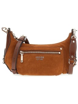 Guess Borsa a tracolla da donna in pelle Banana Bag HWSG9501720-COG donna